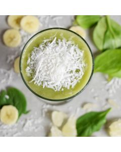 Cleansing Coconut Spinach & Banana Smoothie